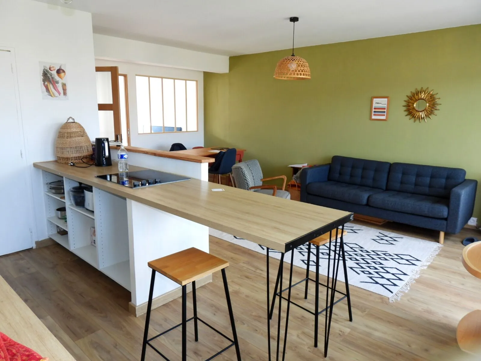 Appartement lumineux de 2 chambres à Fécamp, proche commerces 