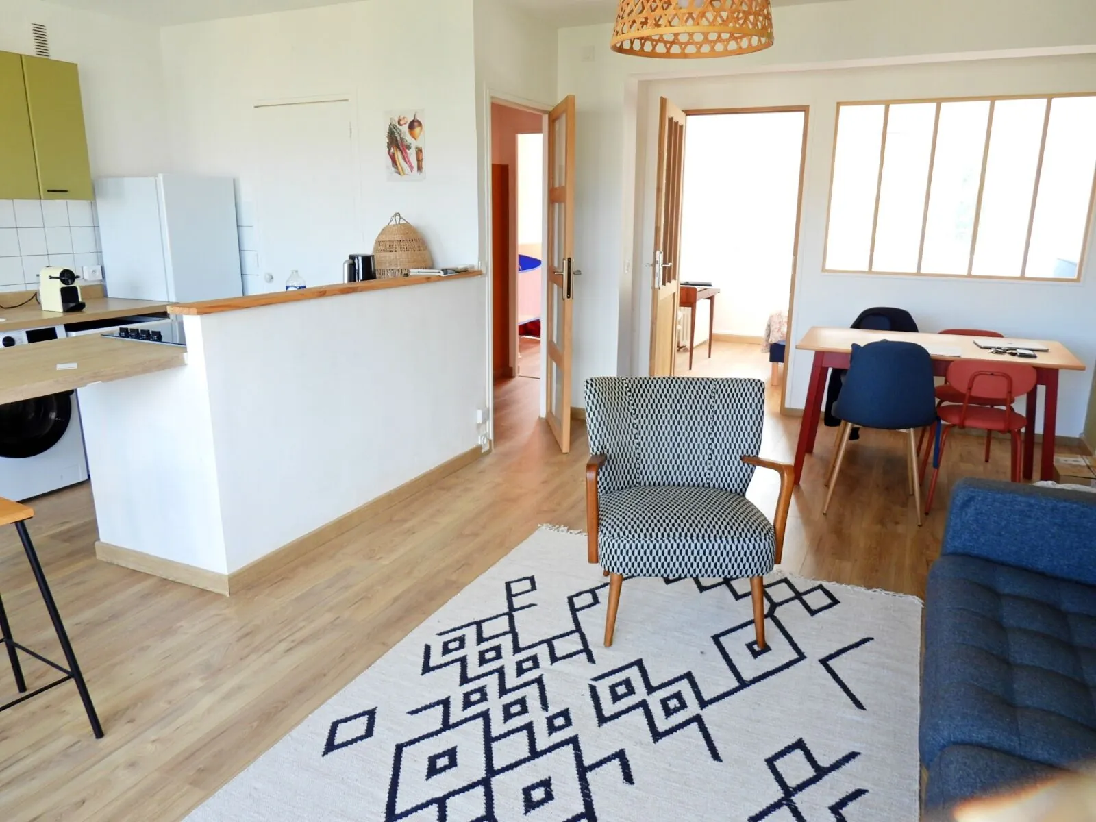 Appartement lumineux de 2 chambres à Fécamp, proche commerces 