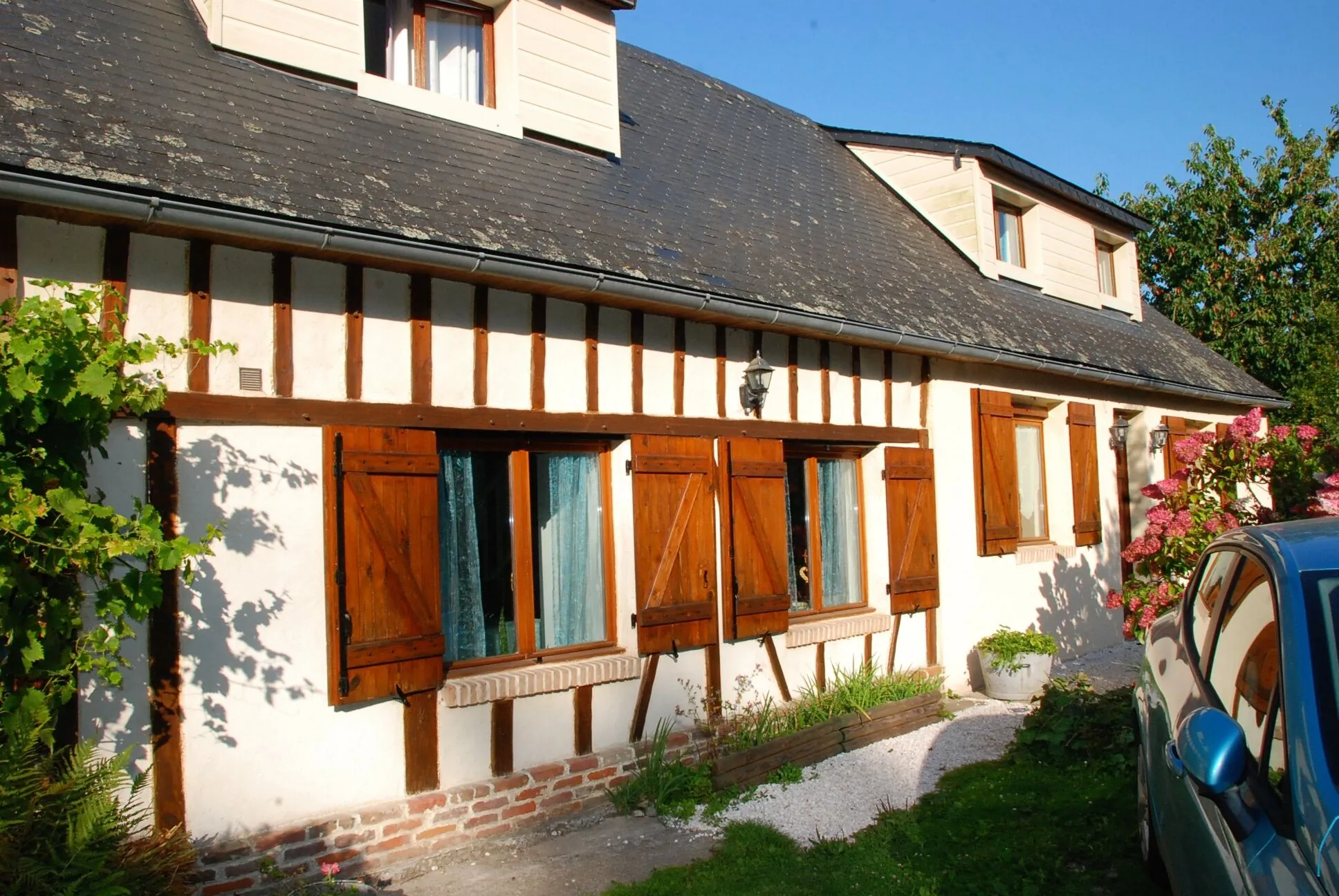 Charmante maison en colombages avec jardin à Valmont entre Fécamp et Cany-Barville 