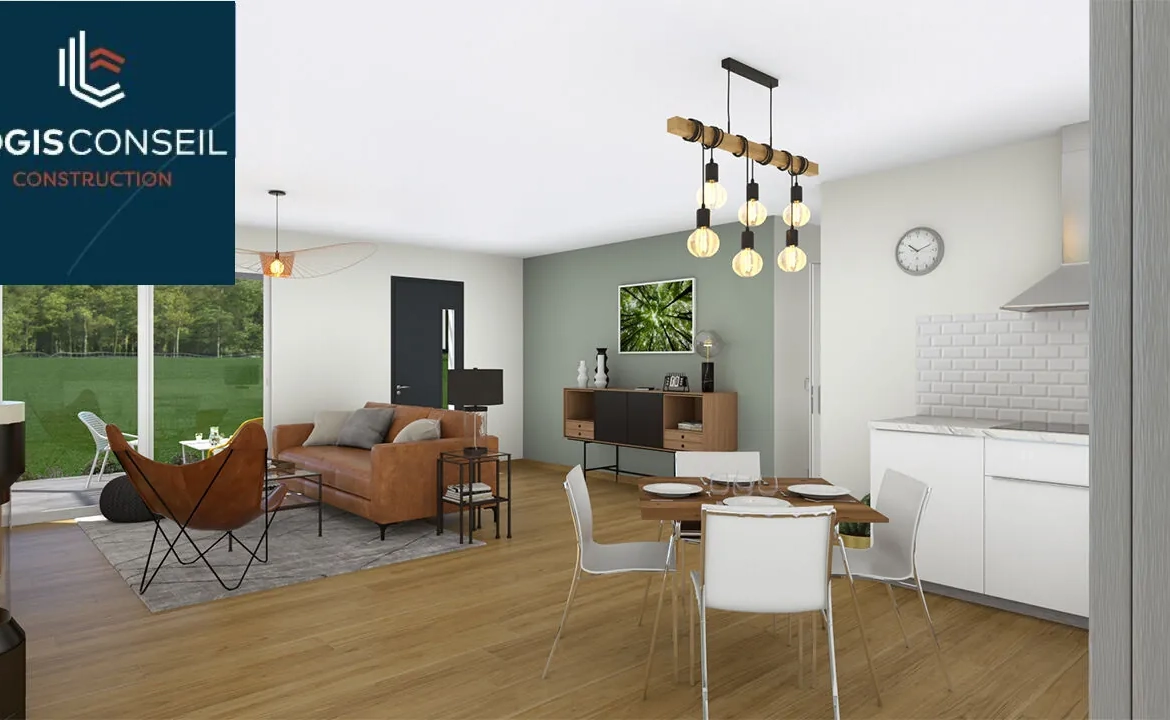 Maison neuve de 90 m² avec garage à Aucamville proche Toulouse 