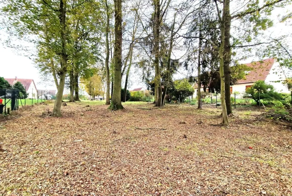 Terrain à bâtir plat de 1745 m² à Mons-en-Laonnois – Hors lotissement 