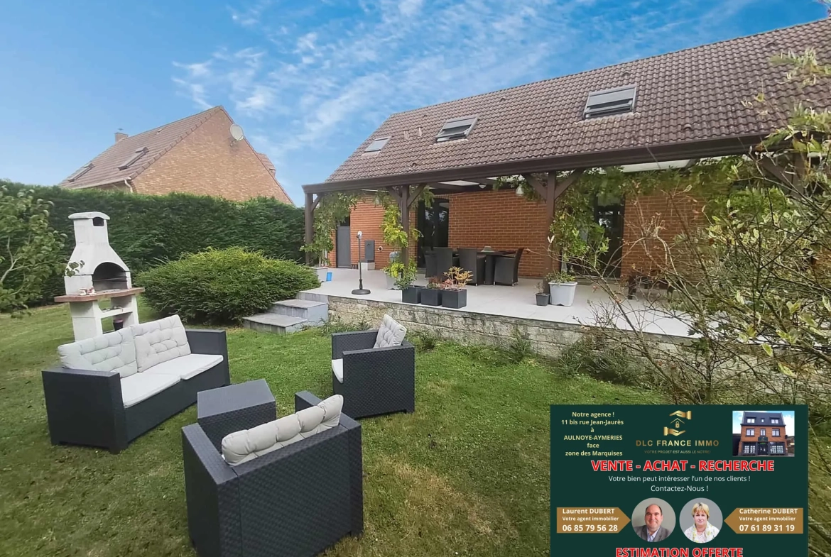 Vente d'un pavillon moderne avec jardin à Bachant - Belle opportunité 