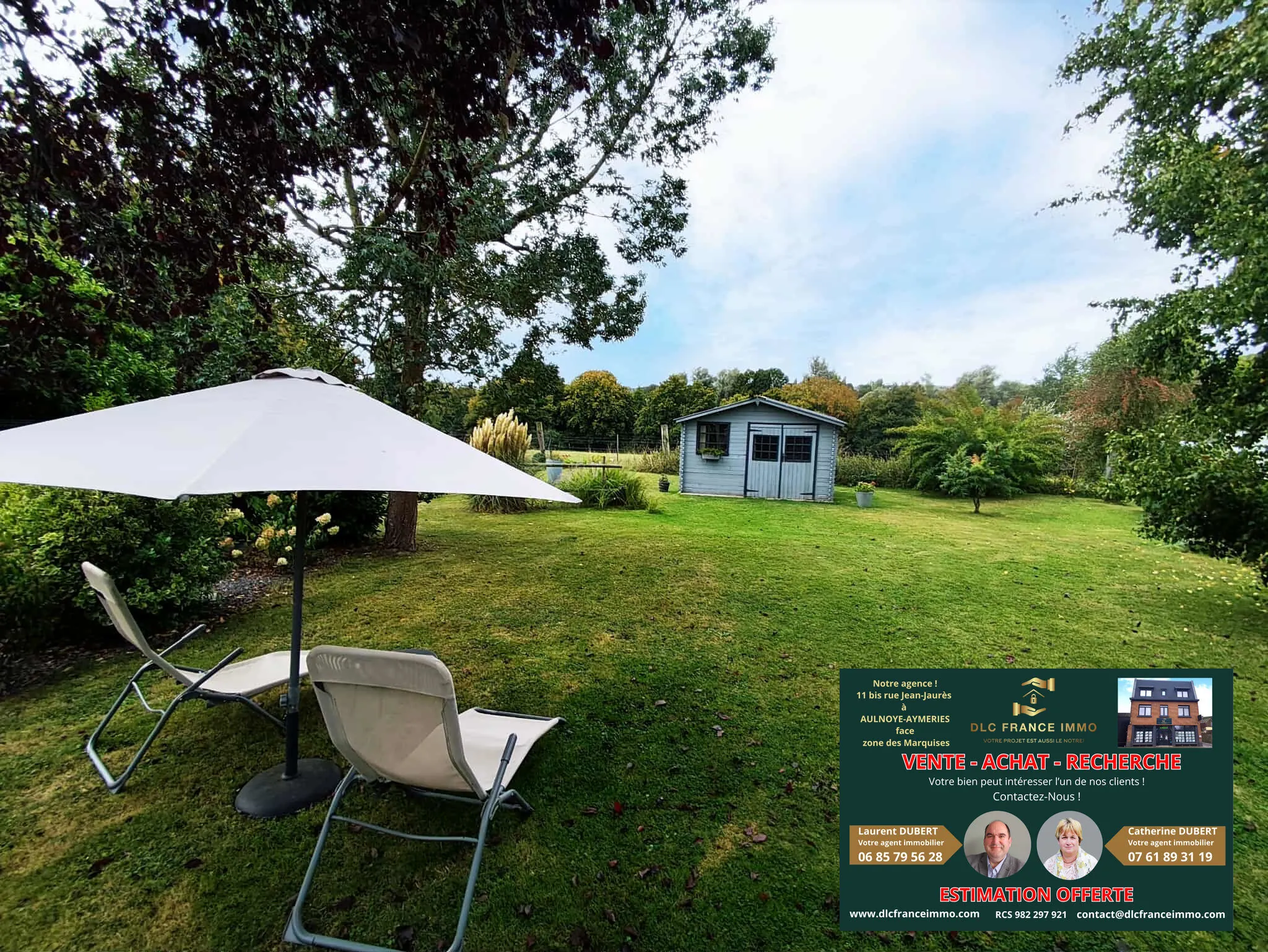 Vente d'un pavillon moderne avec jardin à Bachant - Belle opportunité 