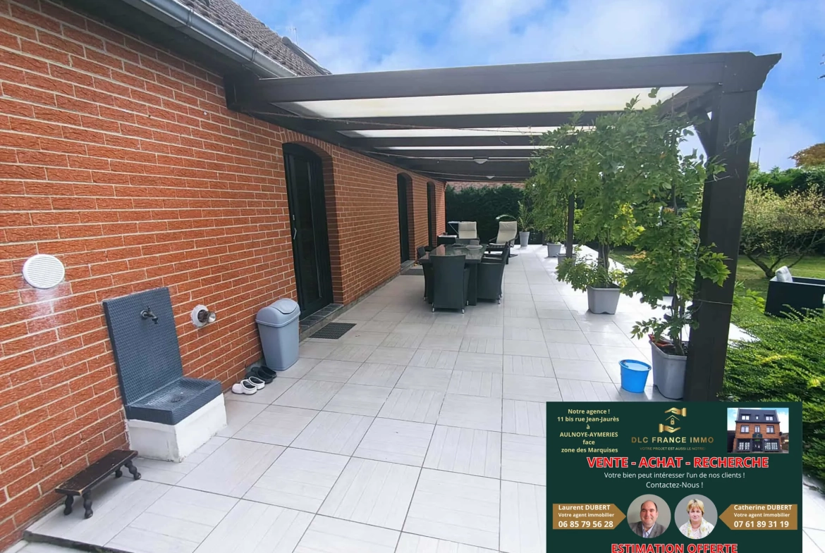 Vente d'un pavillon moderne avec jardin à Bachant - Belle opportunité 