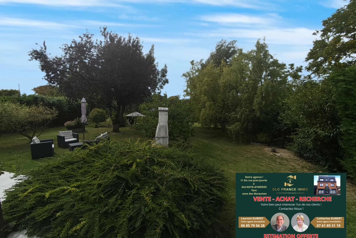 Vente d'un pavillon moderne avec jardin à Bachant - Belle opportunité 