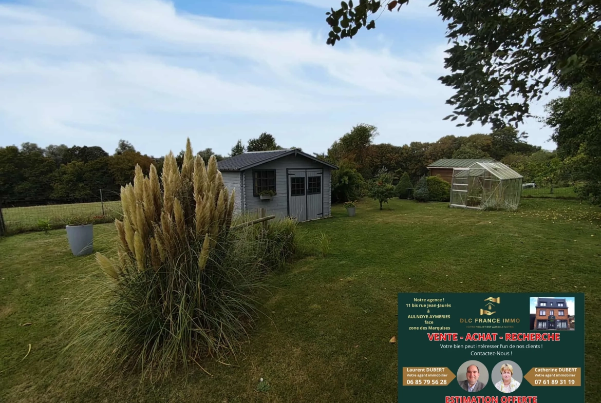 Vente d'un pavillon moderne avec jardin à Bachant - Belle opportunité 