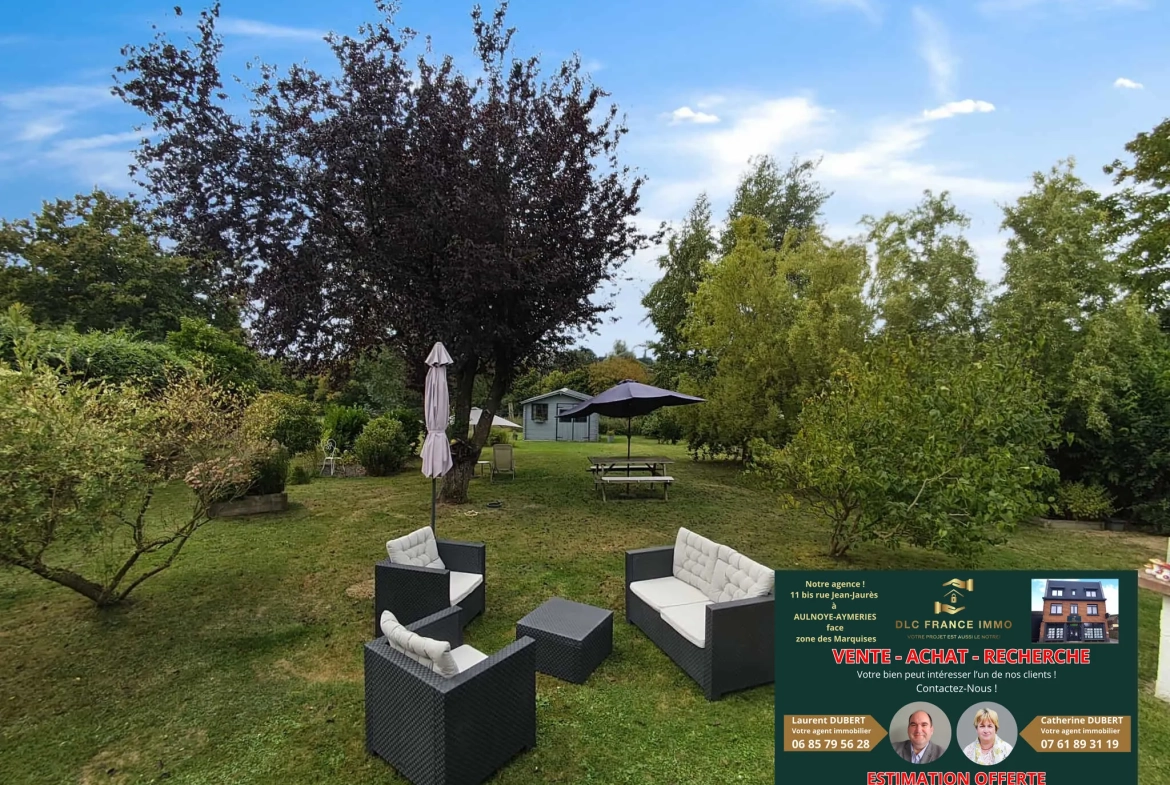 Vente d'un pavillon moderne avec jardin à Bachant - Belle opportunité 