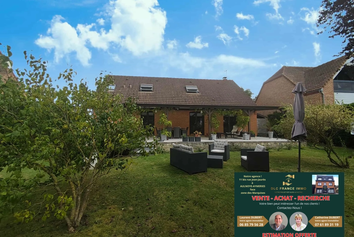 Vente d'un pavillon moderne avec jardin à Bachant - Belle opportunité 
