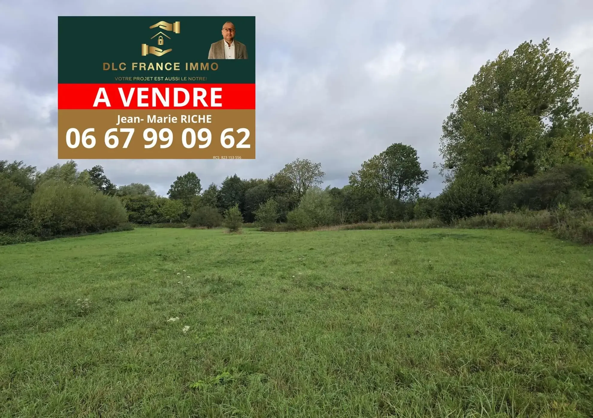Terrain à vendre à Grand-Fayt de 1,18 hectare en bord de rivière Helpe mineure 