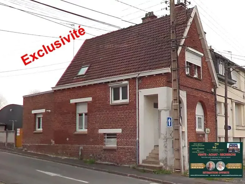 Maison individuelle de 79 m² à Aulnoye avec terrain de 200 m², garage et potentiel d'aménagement 