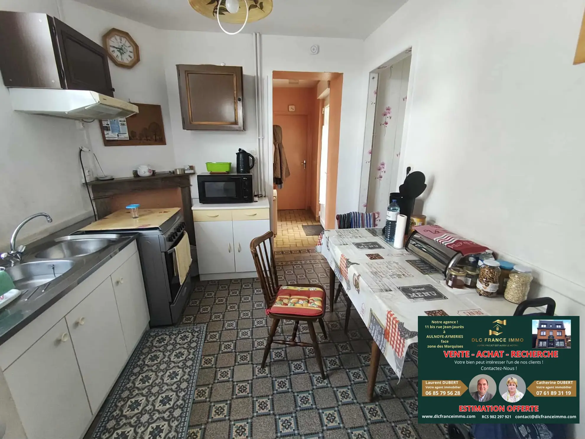 Maison individuelle de 79 m² à Aulnoye avec terrain de 200 m², garage et potentiel d'aménagement 