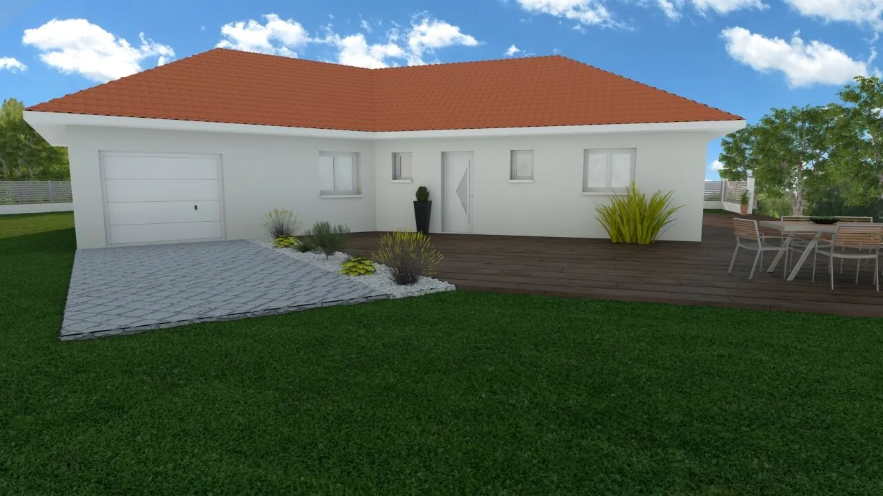 Maison neuve de 85m² à Morestel, construction personnalisable dans un environnement calme 