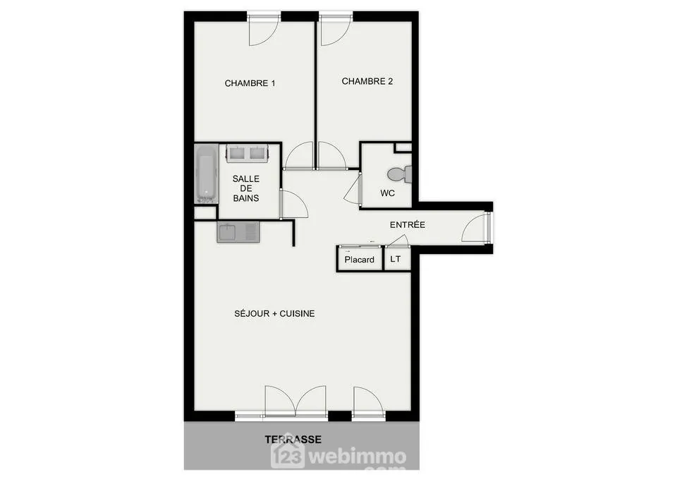 Achat d’un appartement T3 neuf à Poitiers avec terrasse et parking 