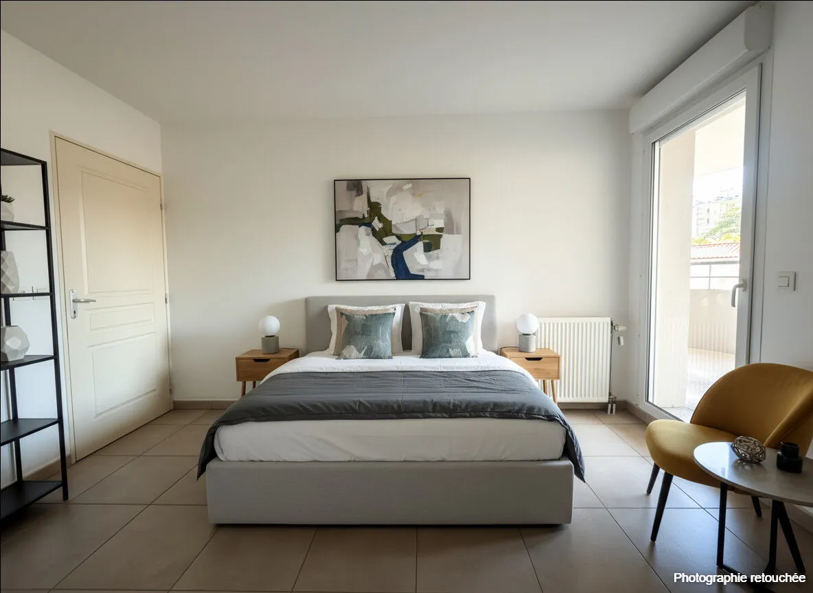 Appartement 3 pièces avec terrasse à Marseille, proche commerces 
