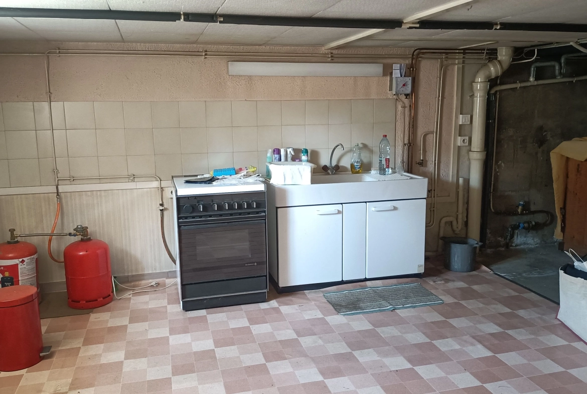 Maison à Montbrison avec 3 chambres, garage et terrain arboré – Secteur centre-ville 
