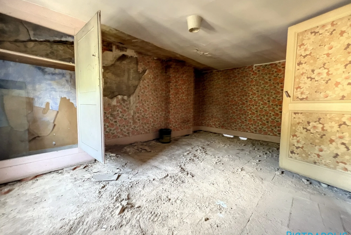 Maison de ville à Tarare avec duplex, caves et local, idéale pour grands projets ou famille 