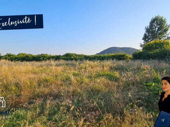 Terrain constructible proche de Sommières avec vue dégagée et potentiel élevé