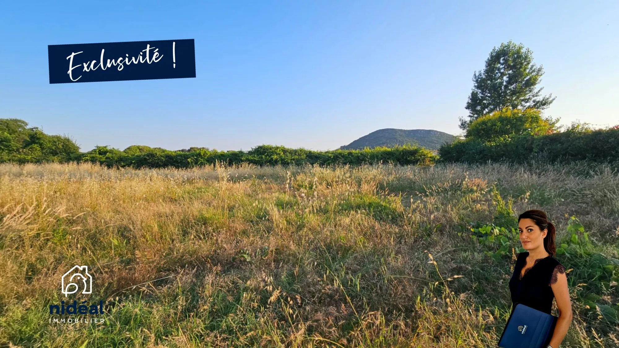Terrain constructible proche de Sommières avec vue dégagée et potentiel élevé 