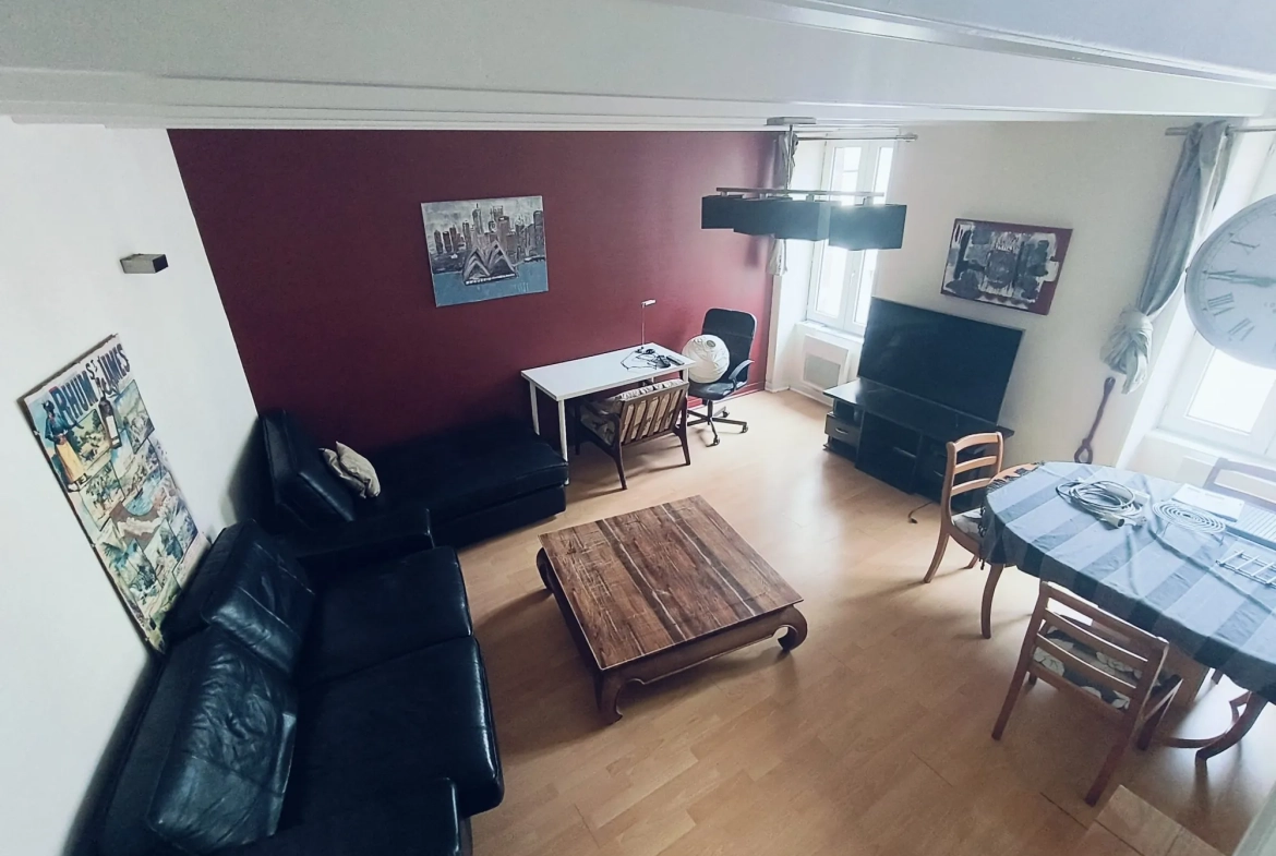 Appartement duplex à Brest Saint Martin avec 3 chambres et terrasse agréable 