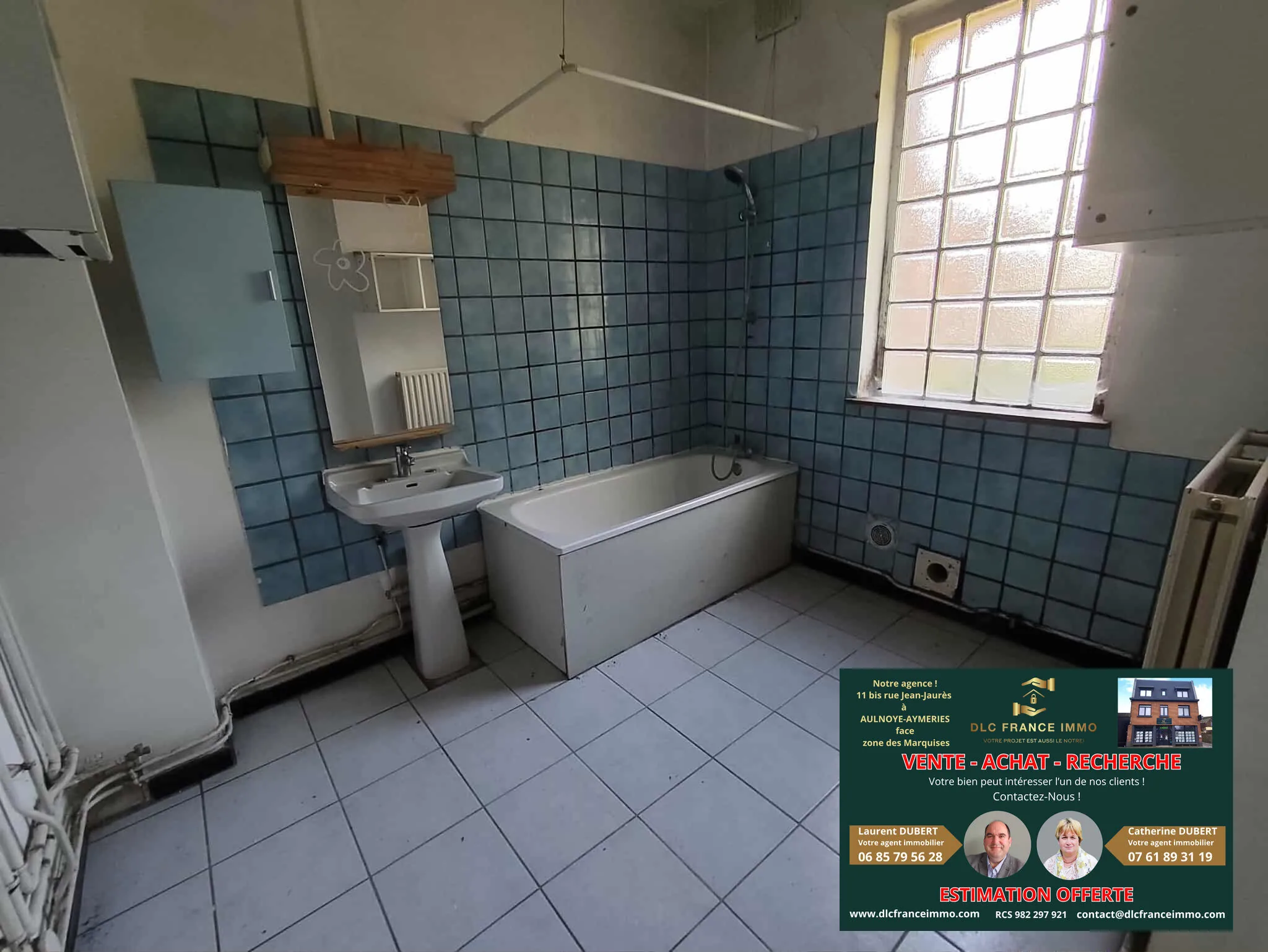 Maison semi-individuelle à rafraîchir à Englefontaine - Grand terrain de 696 m² 
