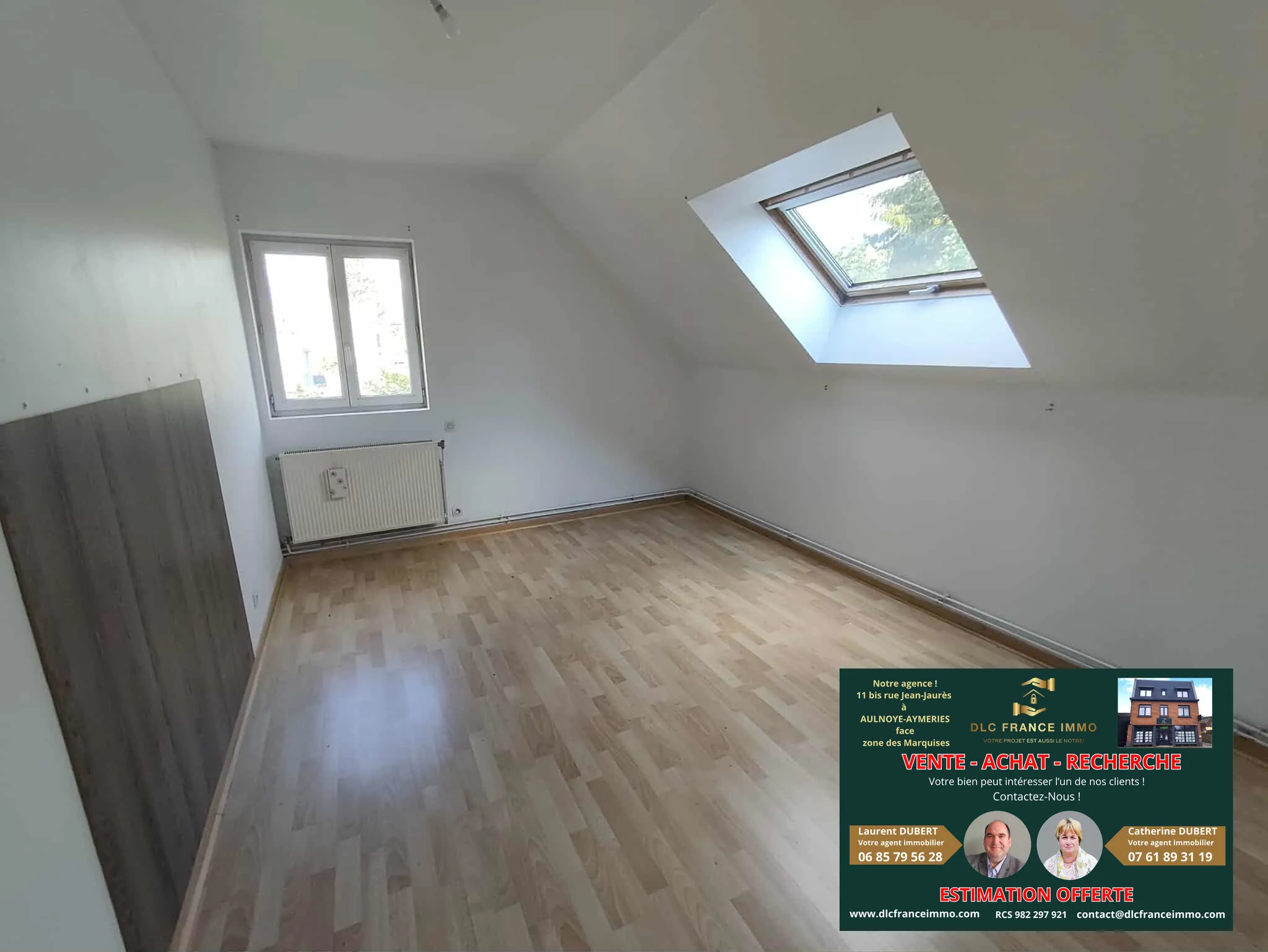 Maison semi-individuelle à rafraîchir à Englefontaine - Grand terrain de 696 m² 