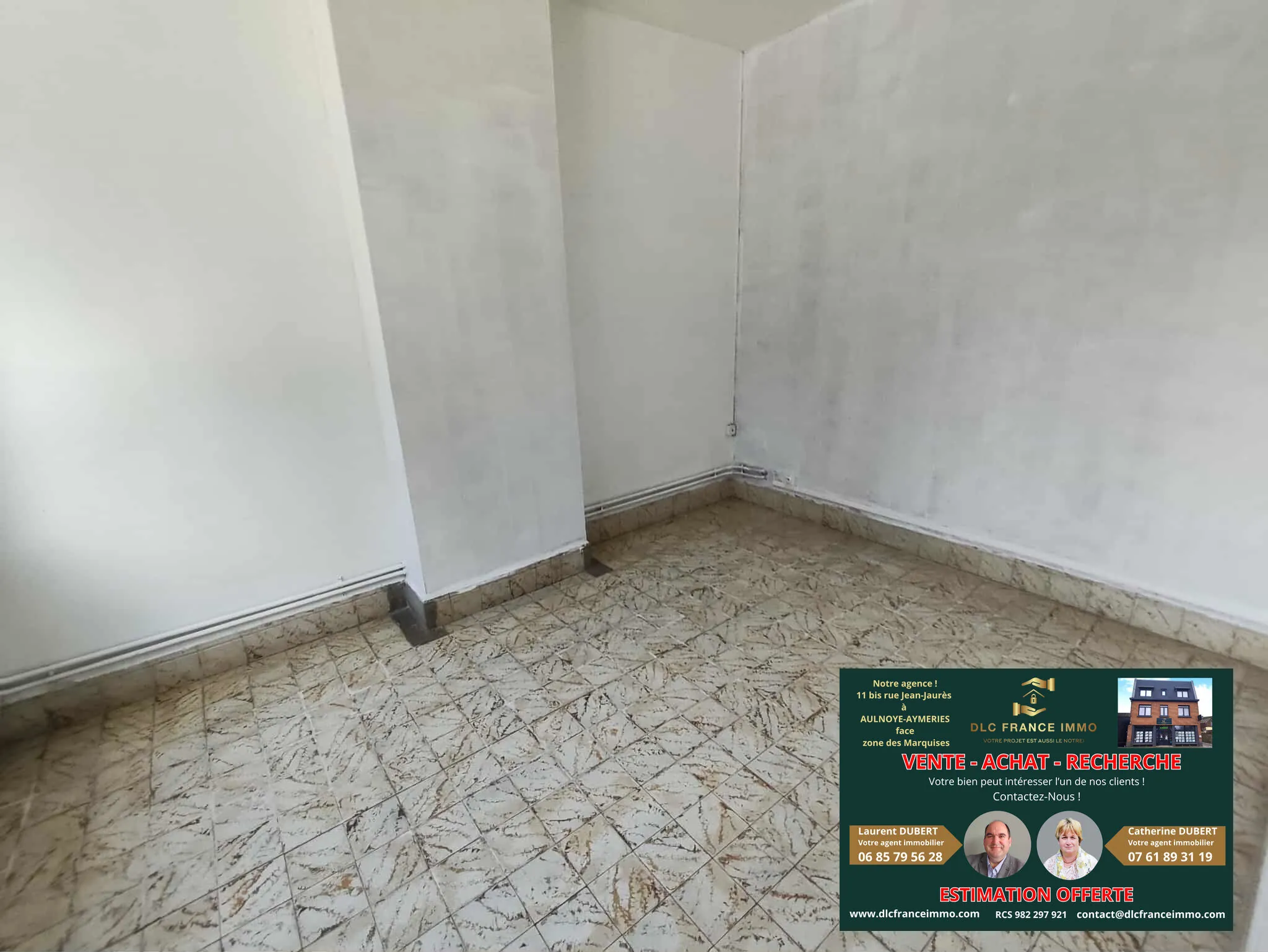 Maison semi-individuelle à rafraîchir à Englefontaine - Grand terrain de 696 m² 