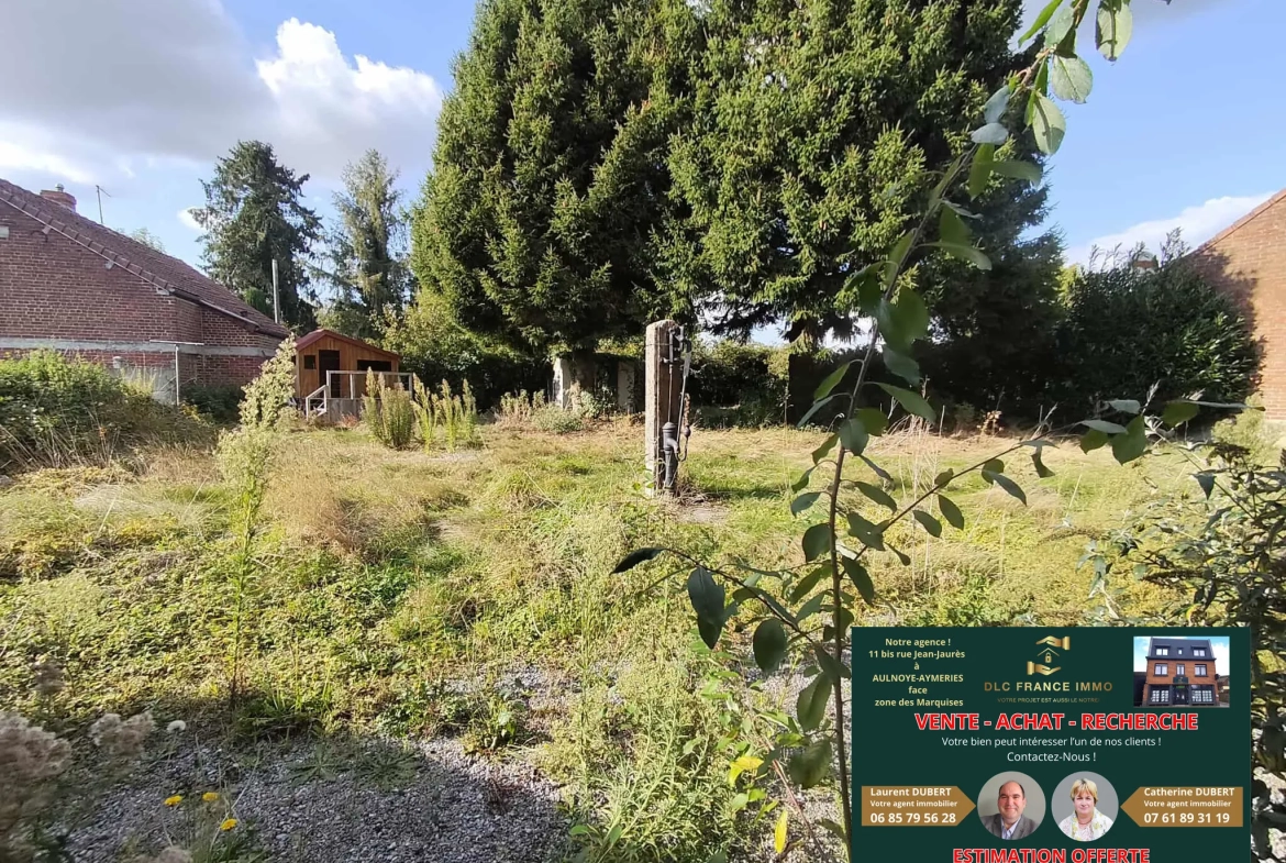 Maison semi-individuelle à rafraîchir à Englefontaine - Grand terrain de 696 m² 