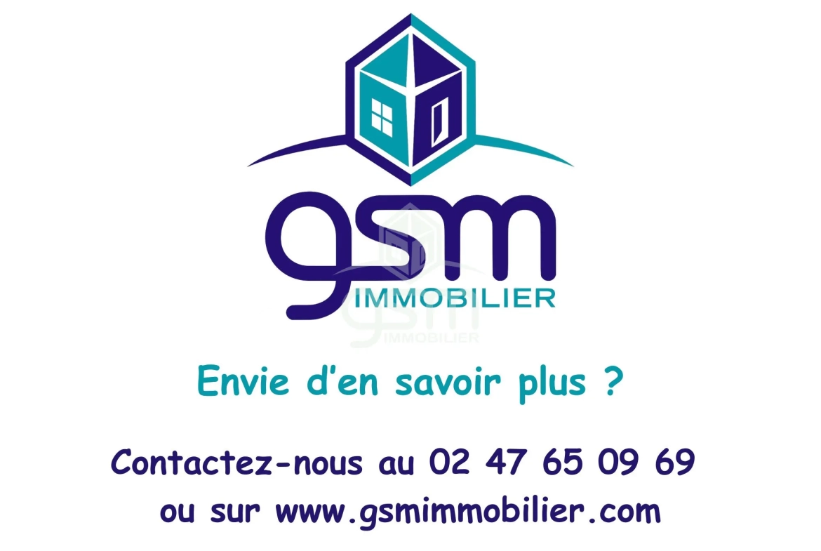 Pavillon rénové avec dépendance de 140m² à Pouzay, proche autoroute 