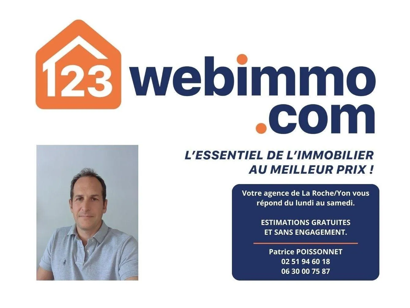 Appartement traversant de 61 m² en hypercentre à La Roche-sur-Yon 