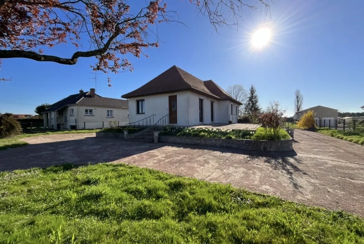 Maison 3 chambres avec grand terrain à Darvoy, proche Orléans 