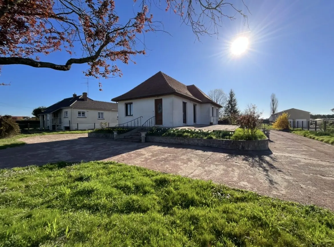 Maison 3 chambres avec grand terrain à Darvoy, proche Orléans 