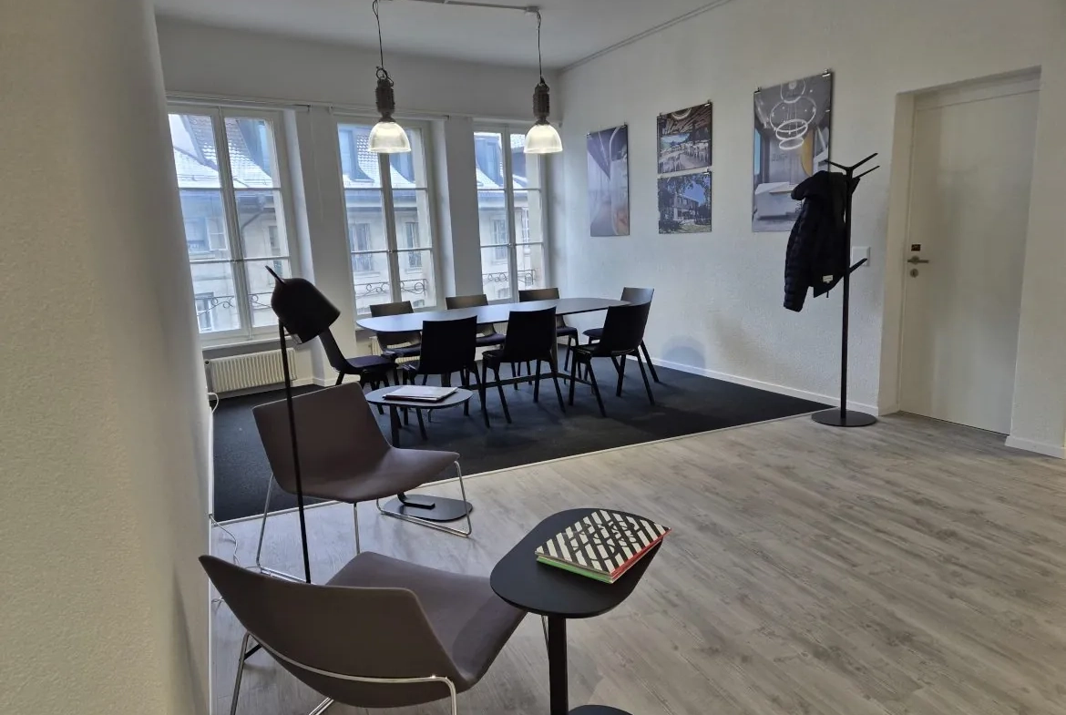 Bureaux à vendre avec reprise de bail à Fribourg - Idéal pour professions libérales 
