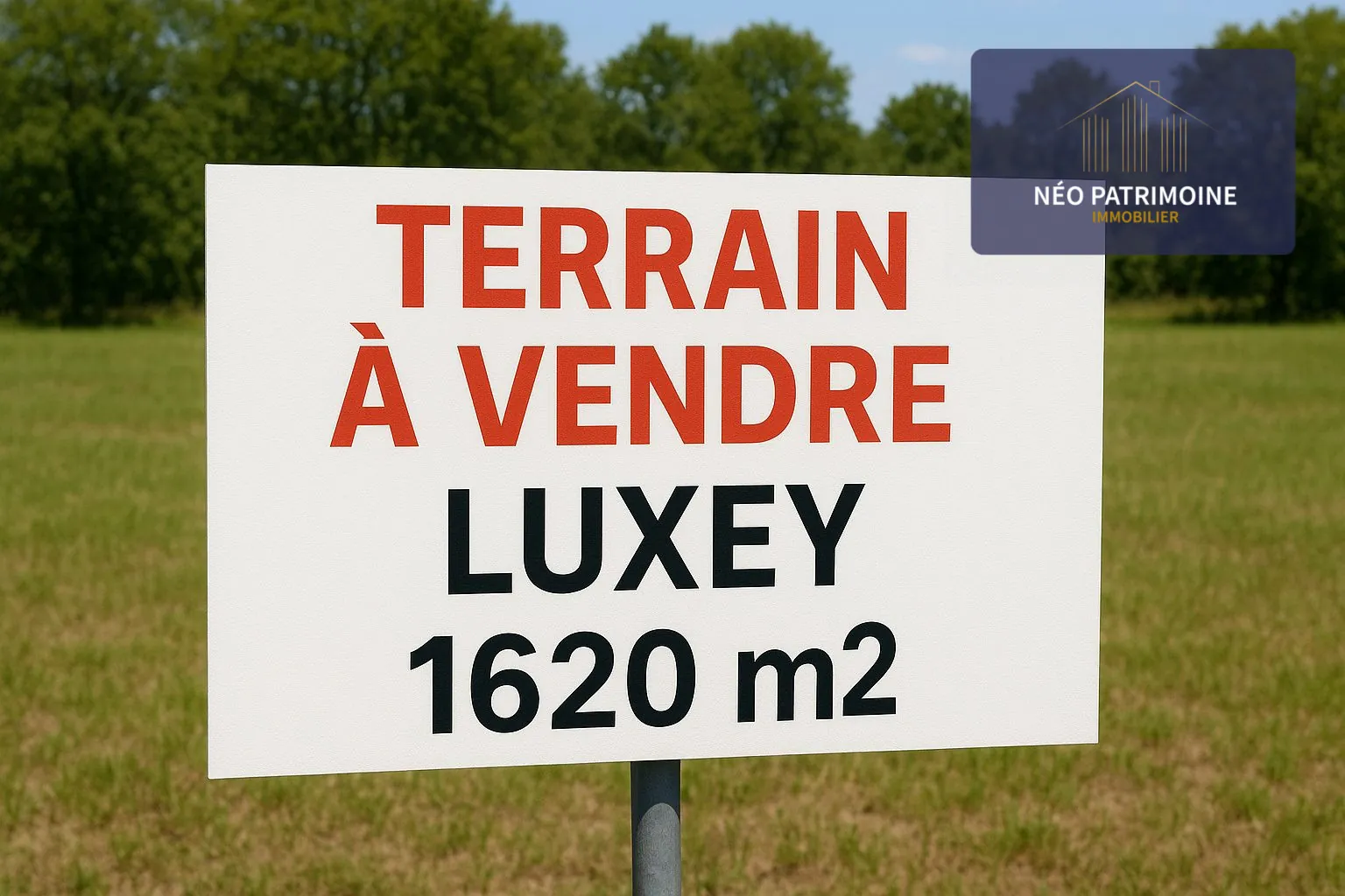 Terrain constructible et viabilisé à Luxey (40) - Opportunité, calme et liberté de construire 