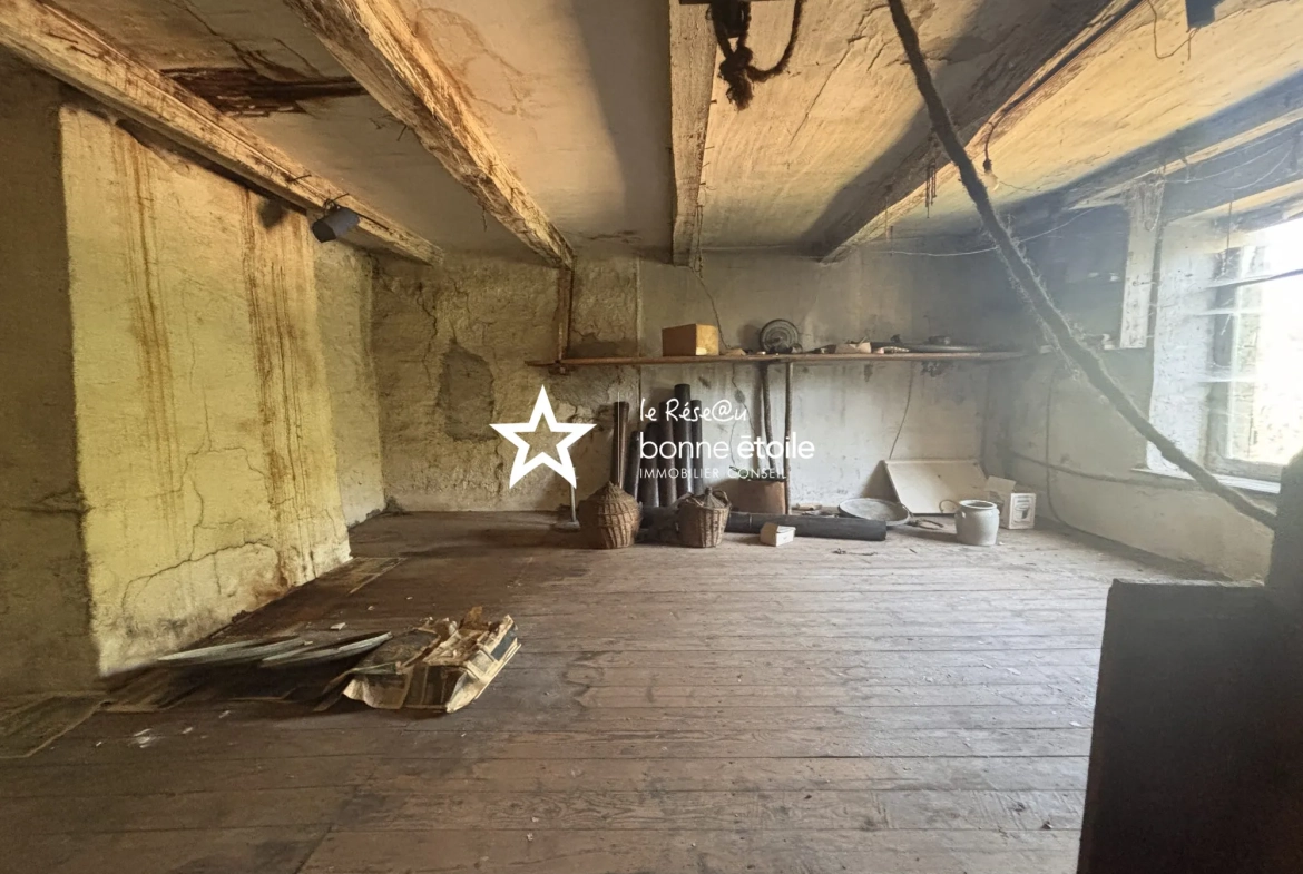 À vendre maison et grange à rénover à Damremont, Haute-Marne – Potentiel exceptionnel 