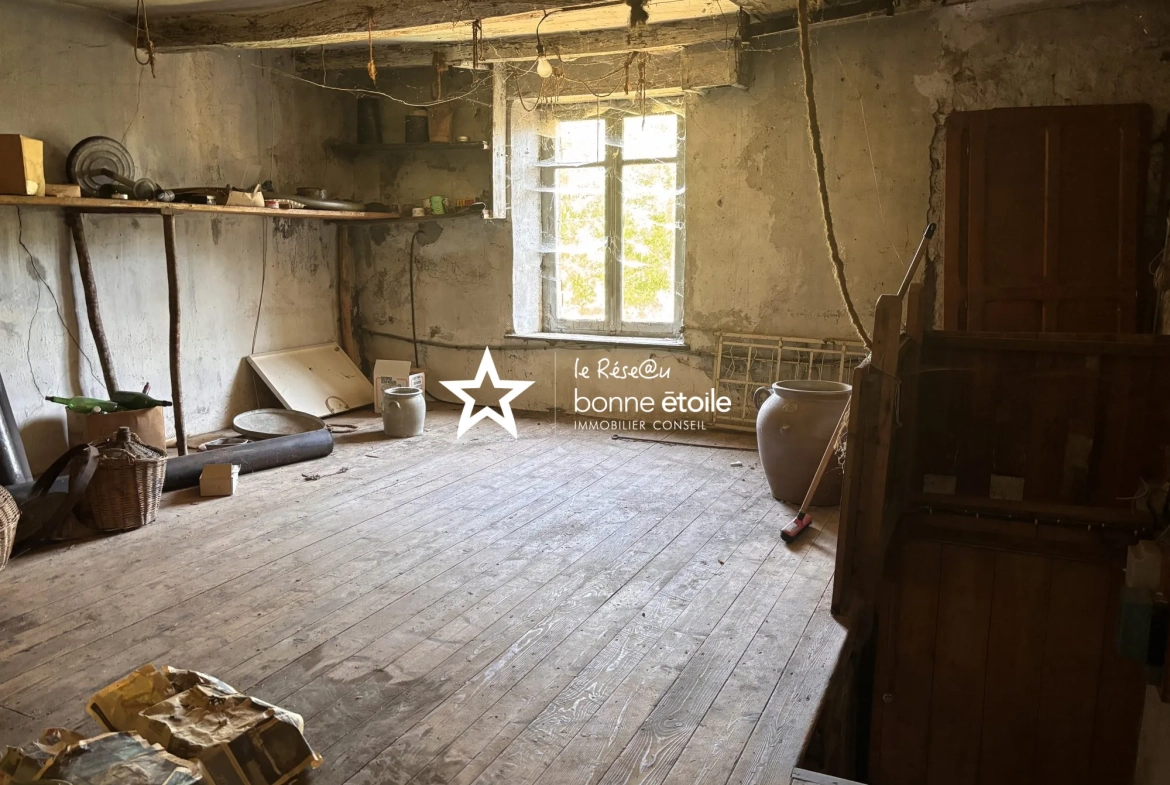 À vendre maison et grange à rénover à Damremont, Haute-Marne – Potentiel exceptionnel 