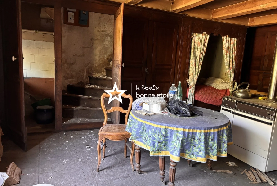 À vendre maison et grange à rénover à Damremont, Haute-Marne – Potentiel exceptionnel 