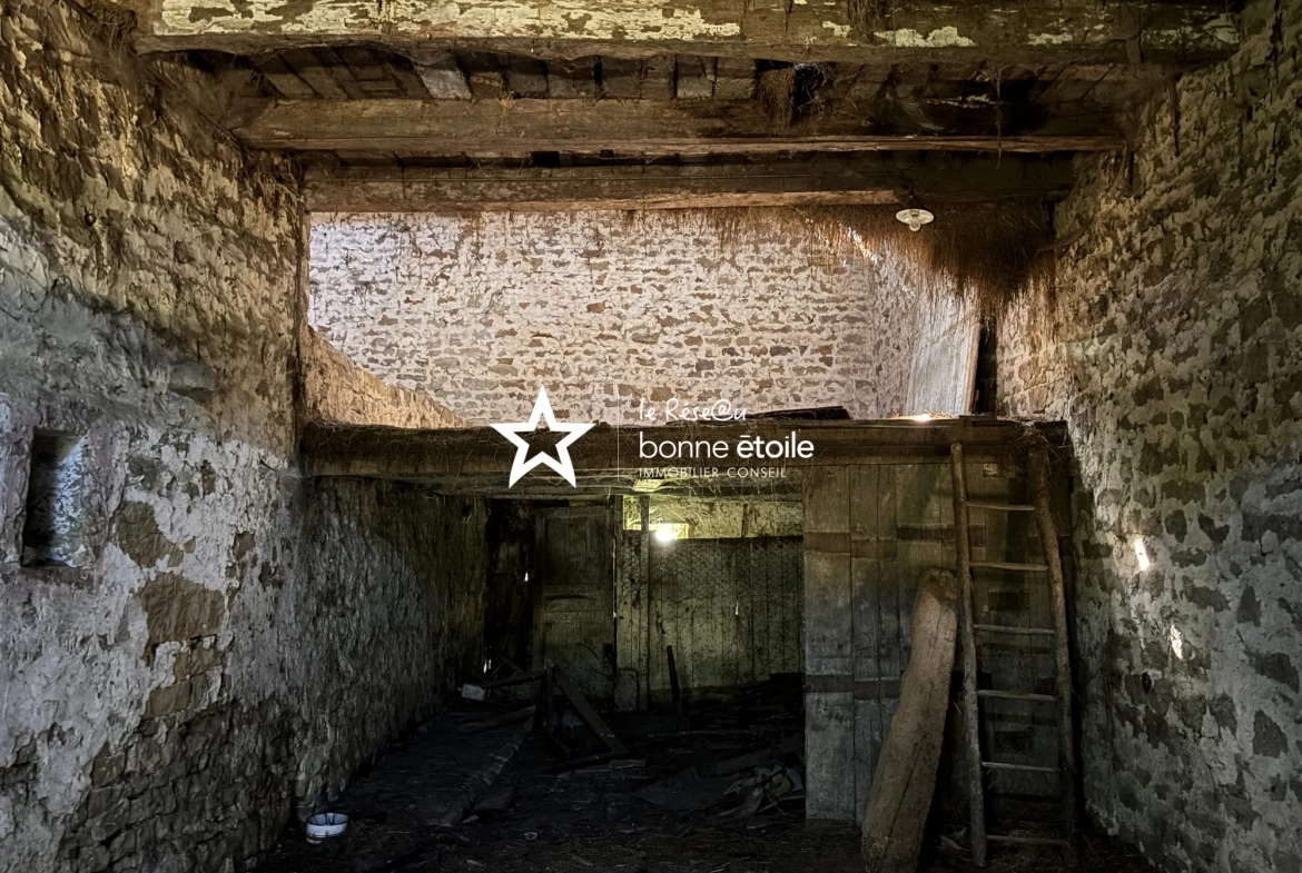 À vendre maison et grange à rénover à Damremont, Haute-Marne – Potentiel exceptionnel 