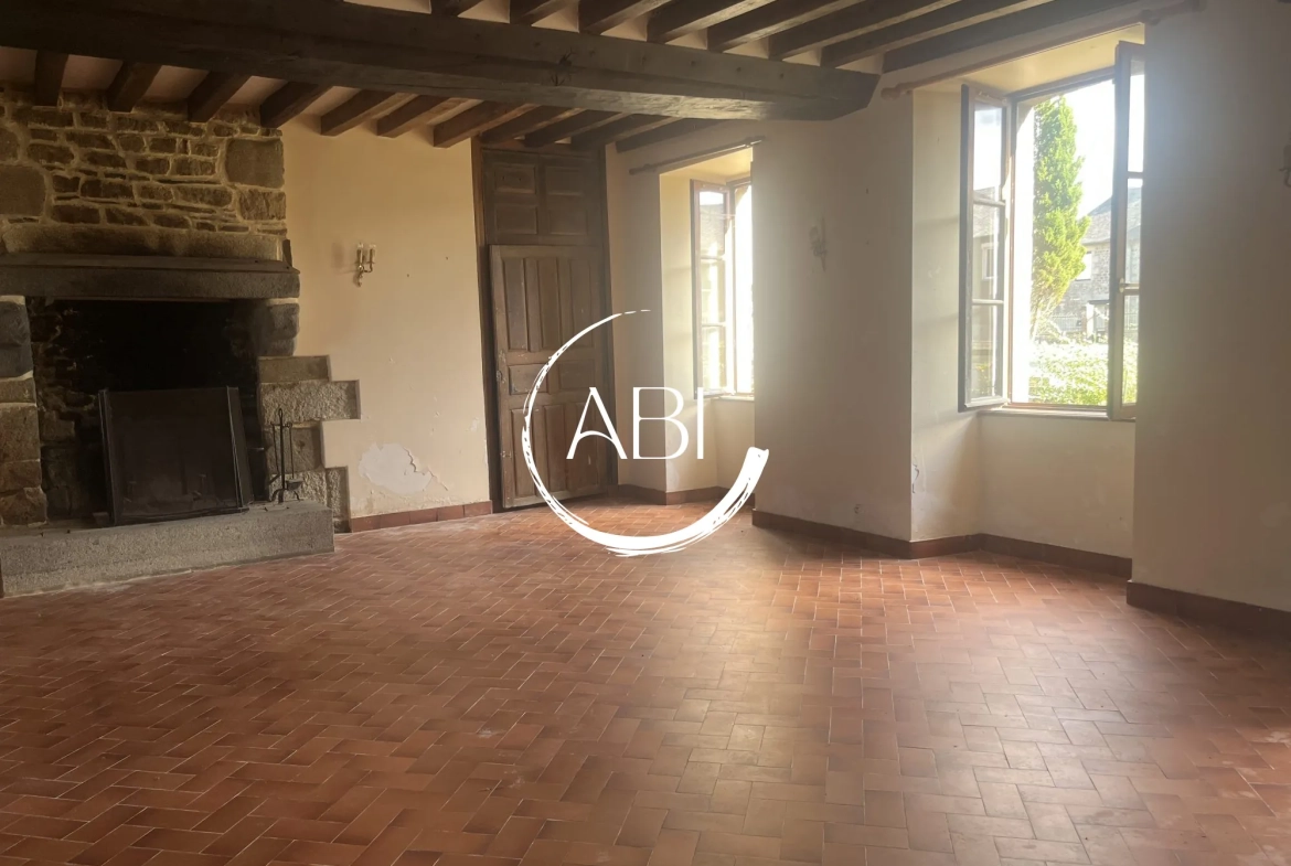 Charmante maison en pierre à vendre dans la Mayenne, 90 m² avec potentiel d'extension 