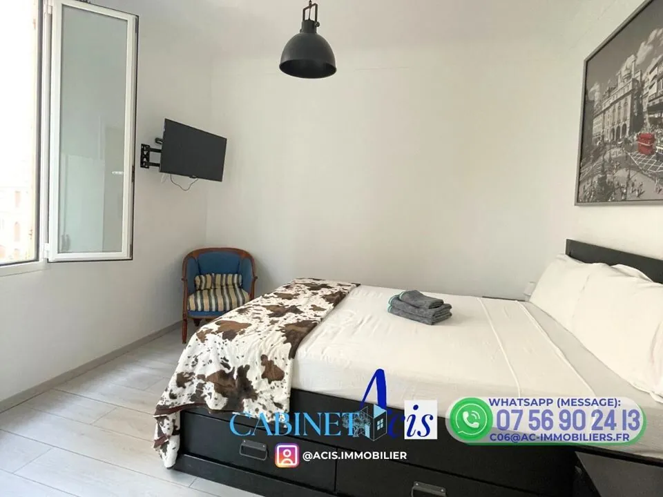 Charmant appartement de 25 m² avec vue mer prêt à louer à Monaco 