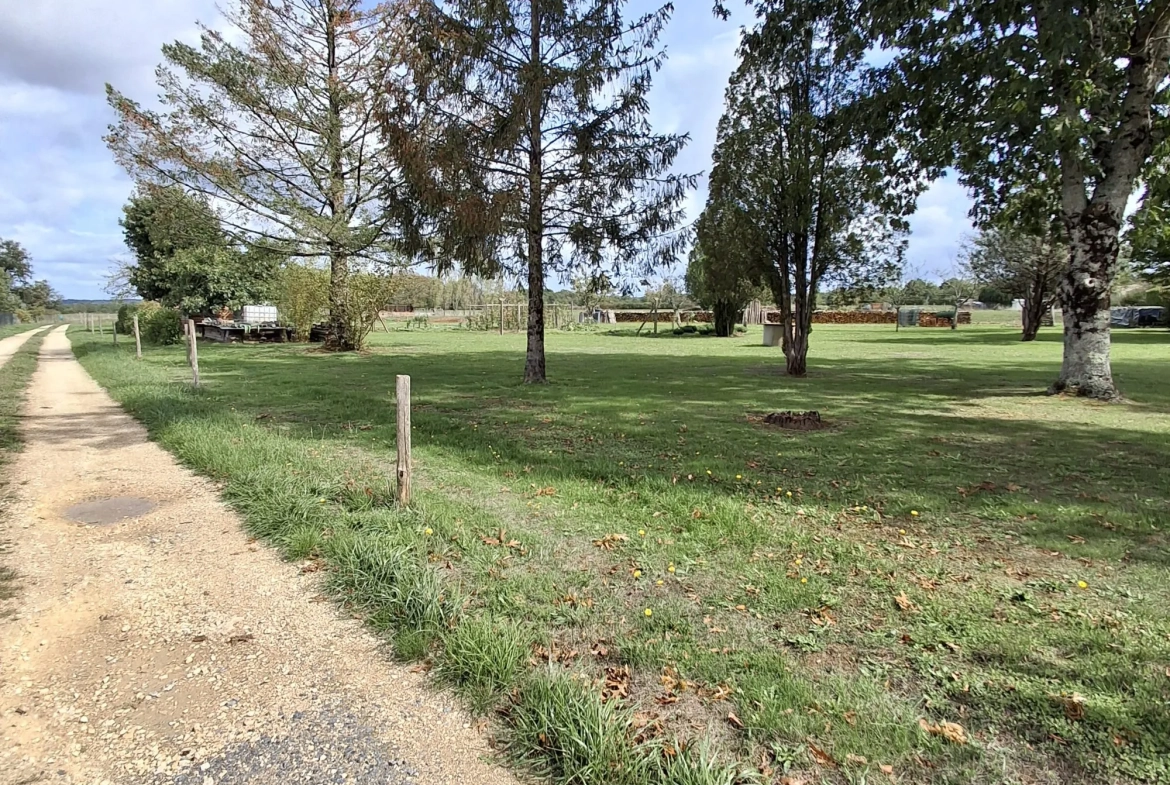 Terrain constructible non viabilisé à Saint-Adjutory, 2000 m² en campagne calme 
