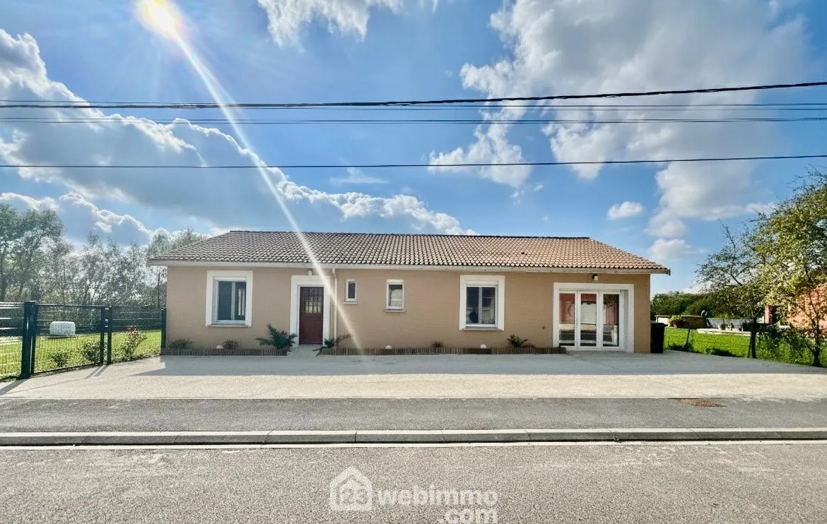 Charmante maison de plain-pied à Samogneux, proche Verdun, 3 chambres, terrain clos, confort moderne 
