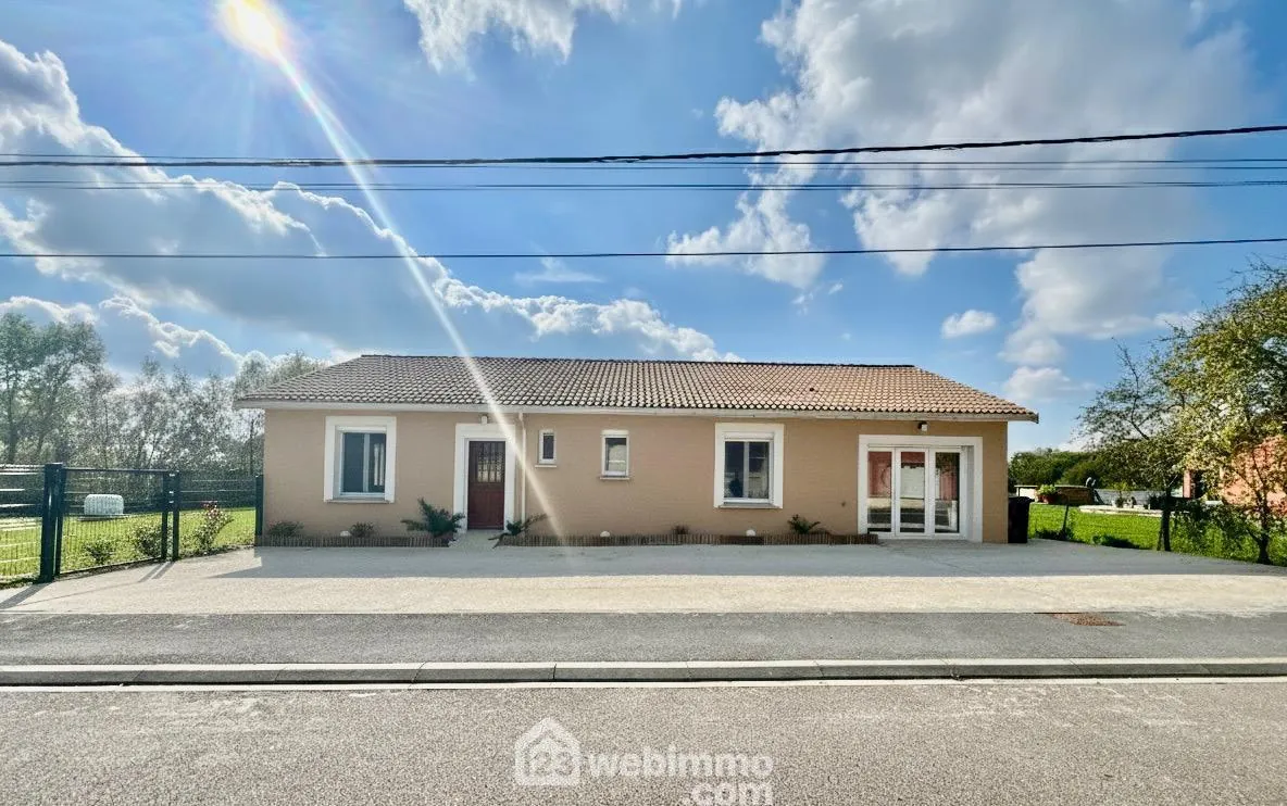 Charmante maison de plain-pied à Samogneux, proche Verdun, 3 chambres, terrain clos, confort moderne 