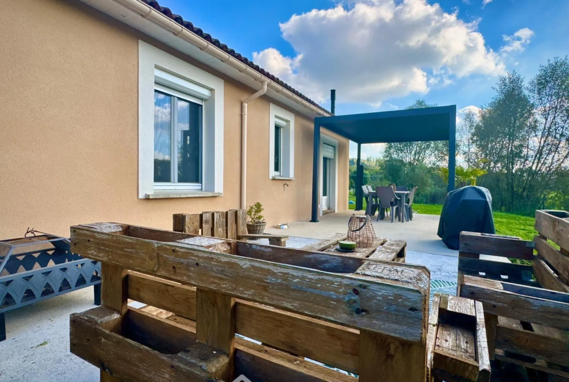 Charmante maison de plain-pied à Samogneux, proche Verdun, 3 chambres, terrain clos, confort moderne 