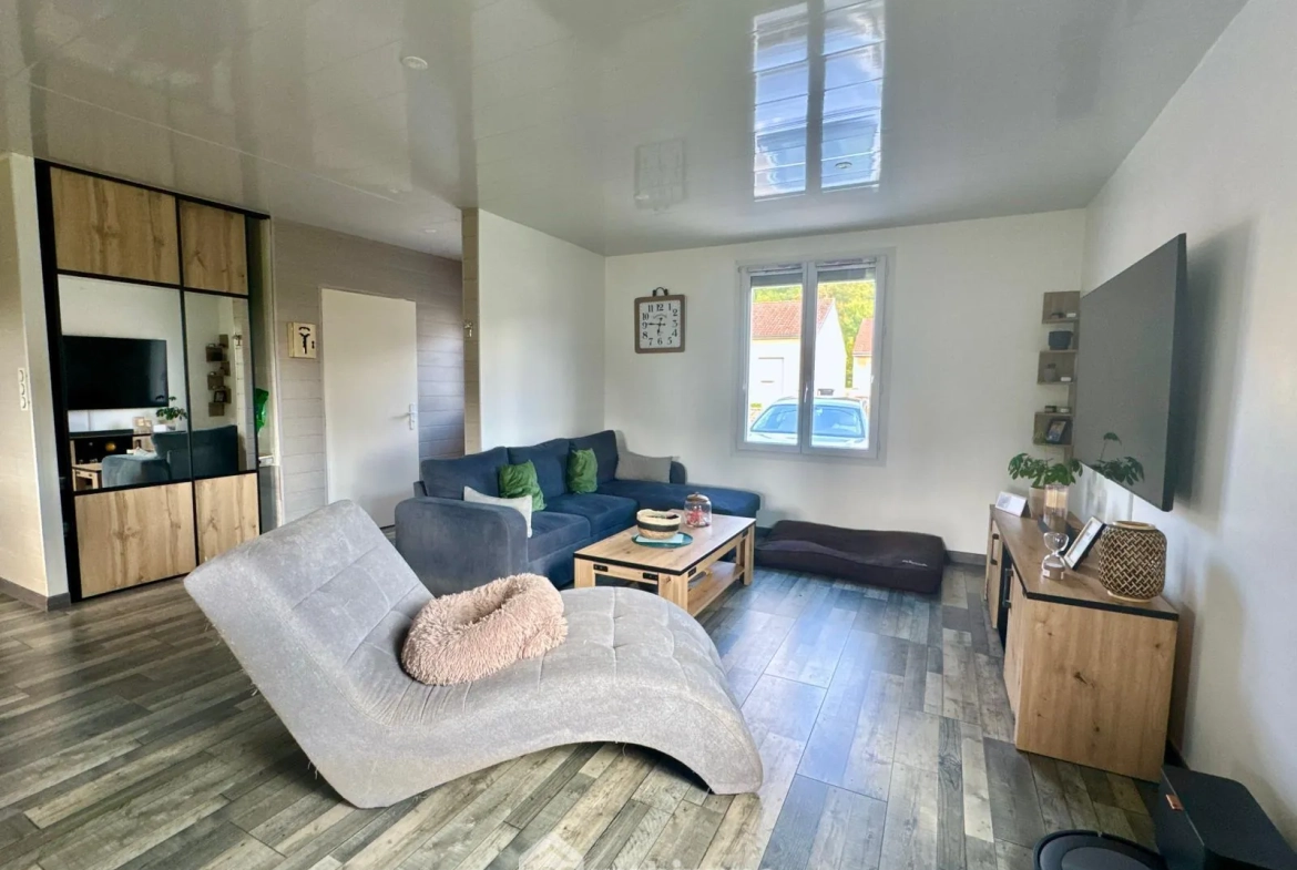 Charmante maison de plain-pied à Samogneux, proche Verdun, 3 chambres, terrain clos, confort moderne 