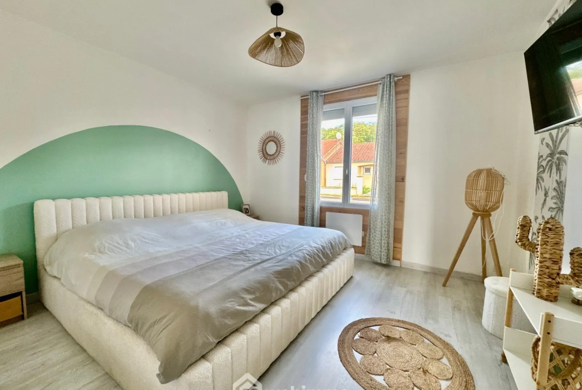 Charmante maison de plain-pied à Samogneux, proche Verdun, 3 chambres, terrain clos, confort moderne 