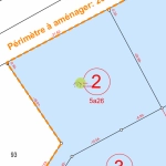 Terrain constructible de 5,30 ares à Alteckendorf, proche Haguenau et Brumath