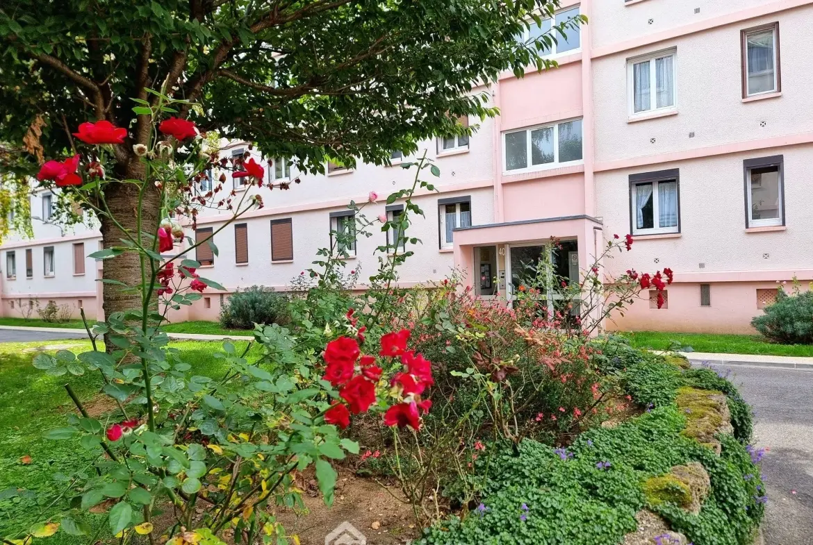 Appartement traversant de 64,61 m² à Choisy-le-Roi avec cave et jardin 
