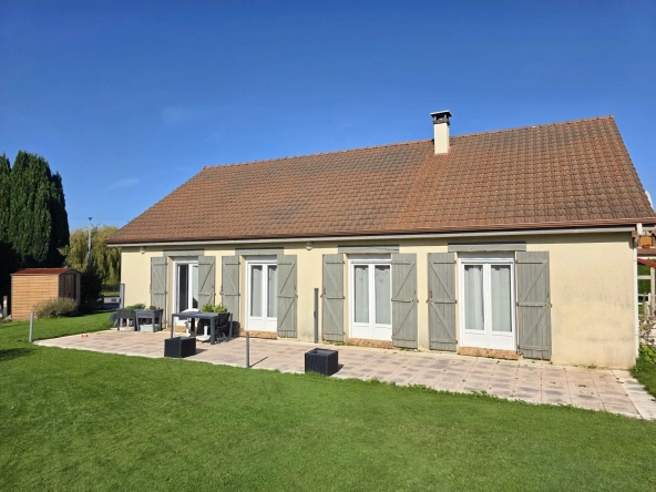 Maison individuelle de plain-pied à vendre près de Fécamp avec jardin
