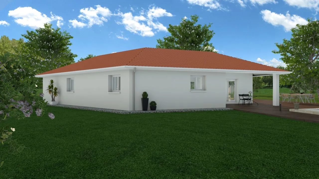 Maison neuve de 85m² avec grand jardin à Corbelin | Construction écologique 