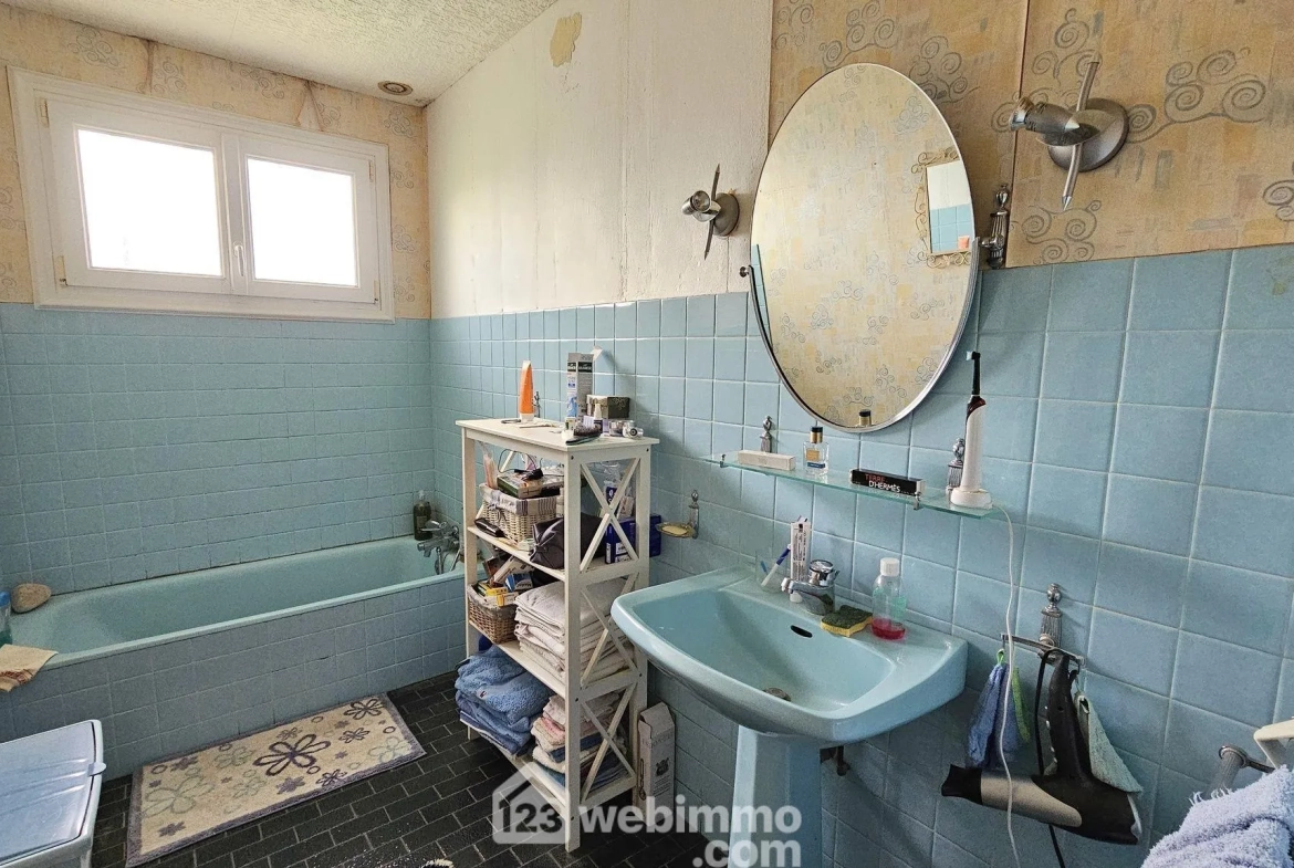 Maison à vendre de 108 m² à Treuzy-Levelay, proche Nemours, idéal pour rénovation avec grand terrain 